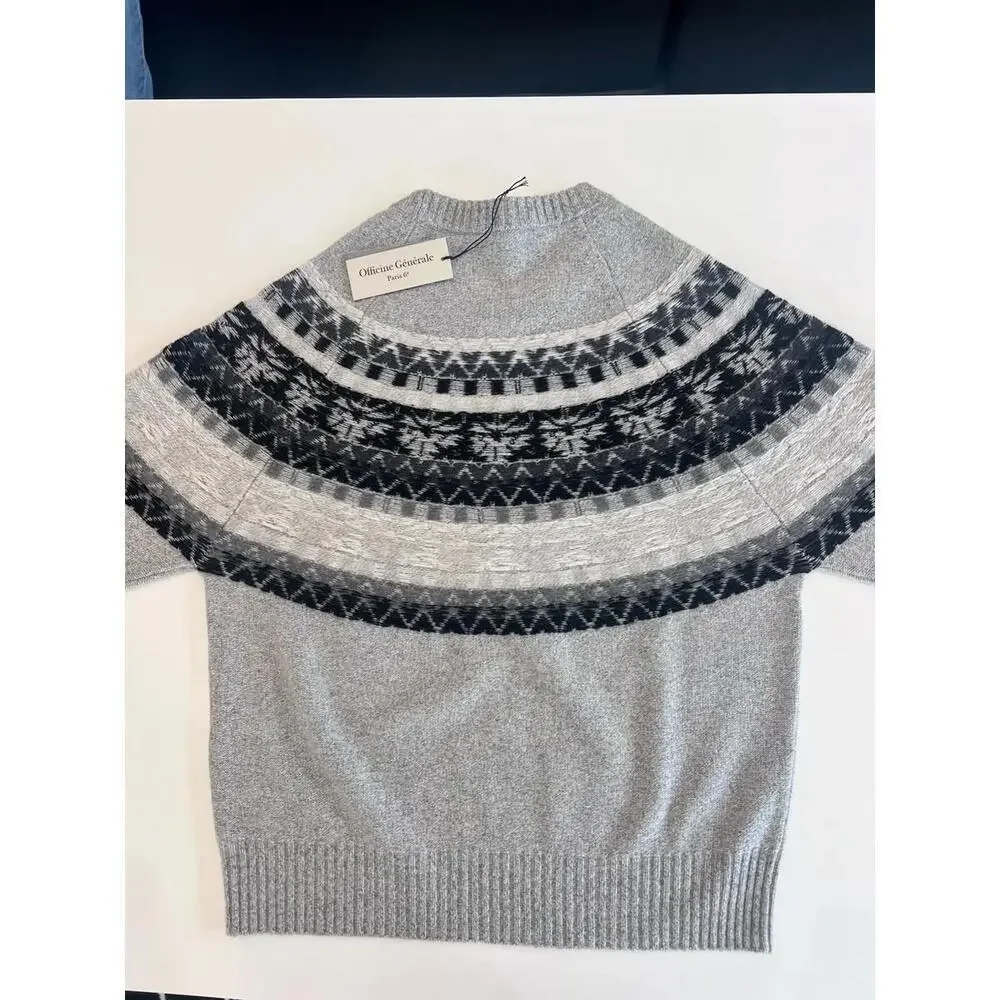 $789 officiate generale Manila Wool Sweater Size Large